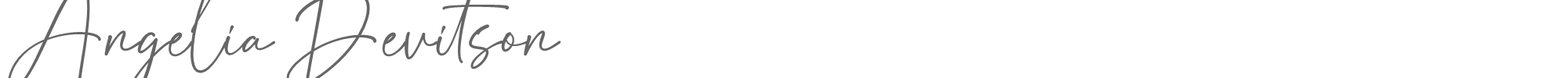 Angelia Devitson Angelia Davitson.otf font preview